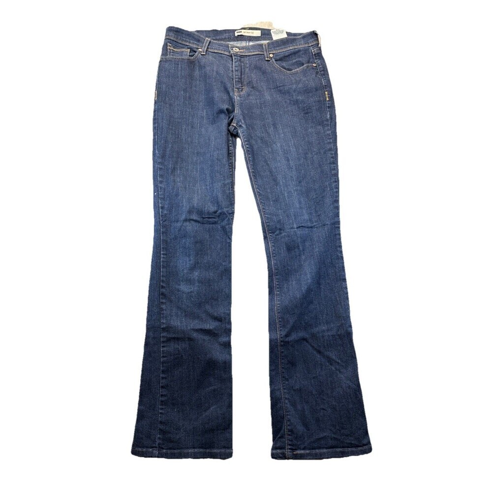 Levi’s 515 Bootcut Jeans Womens 12L Mid Rise Blue Stretch Denim Western Pockets